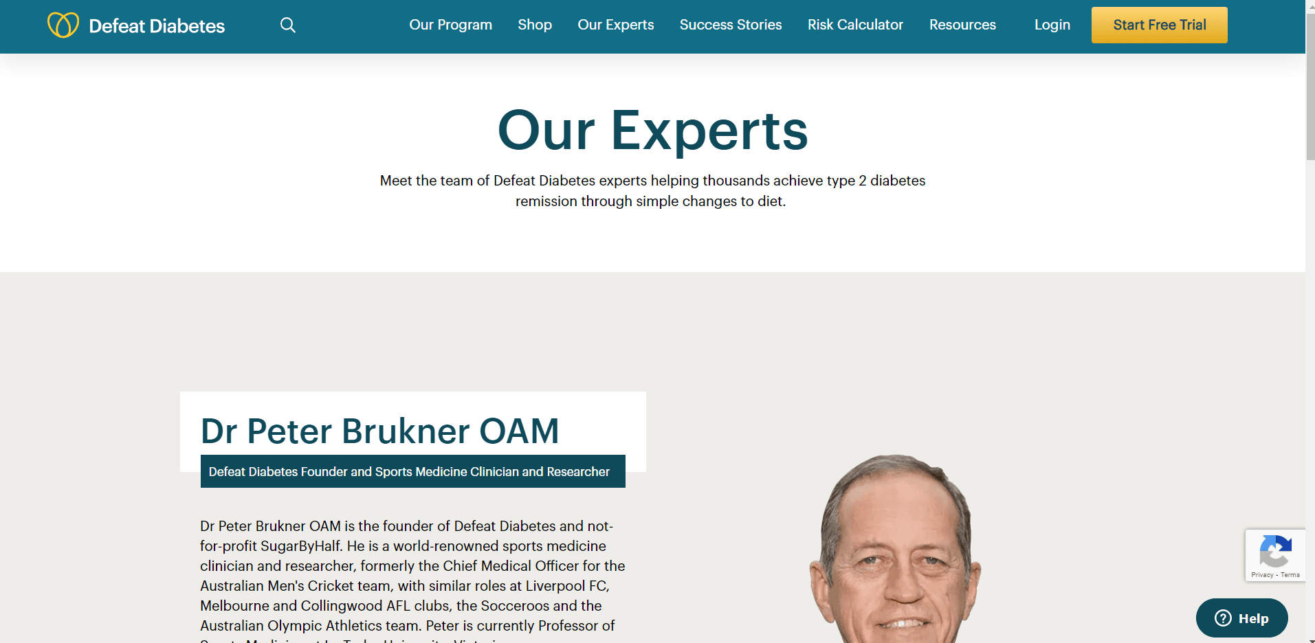 Our Experts Page